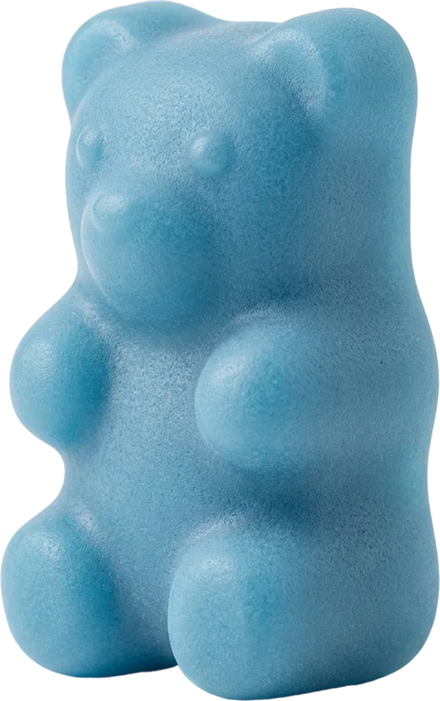Gominola sōvu: osito azul sabor arándano
