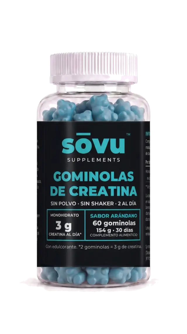 Bote de sōvu abriéndose, con ositos azules saliendo
